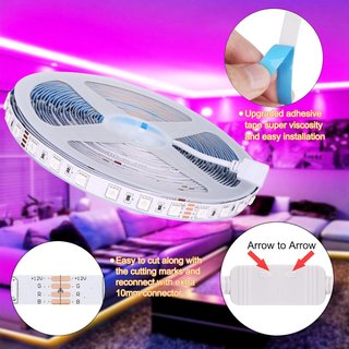 ALED LIGHT Tira LED 2x10m RGB Bluetooth