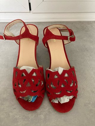 Zapatos o Sandalias de tacón rojos Fosco