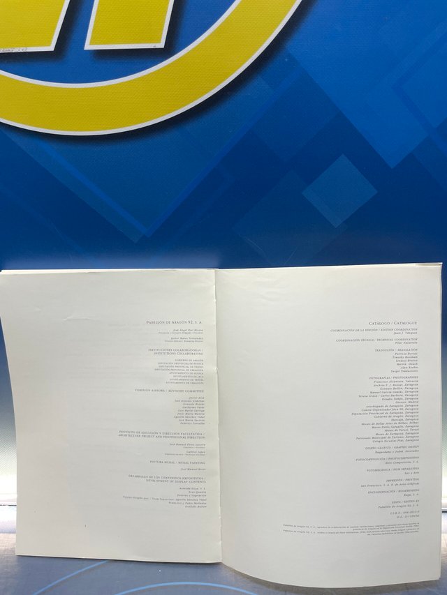 libro, Pabellon de aragon