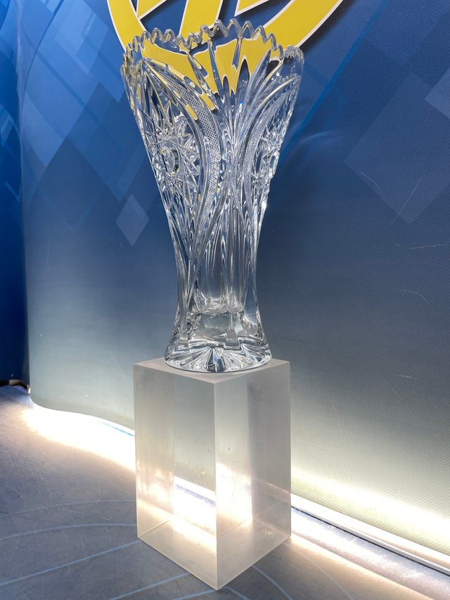 Jarron vidrio boca ancha, Bavarian Crystal