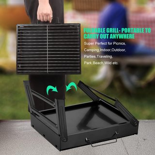 Uten parrilla portátil carbón camping