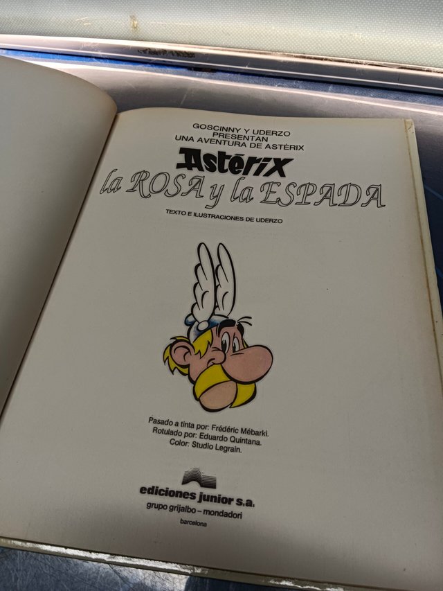 Astérix la rosa y la espada, tapa dura