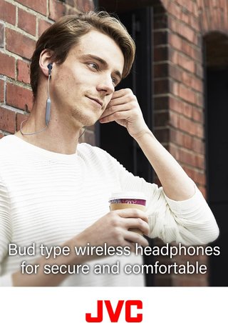 JVC auriculares inalámbricos botón verde