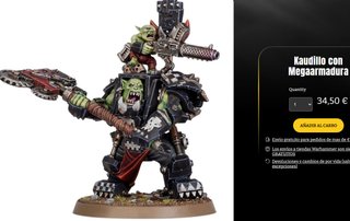 Warboss Mega Armadura Orks Warhammer 40k