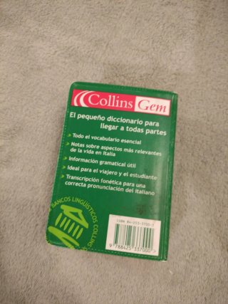 Collins Gem italiano-spagnolo, español-italiano