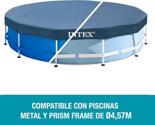 Intex cobertor piscina Metal & Prisma 457cm
