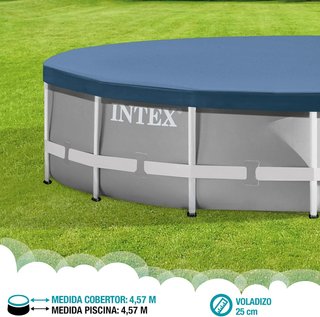 Intex cobertor piscina Metal & Prisma 457cm
