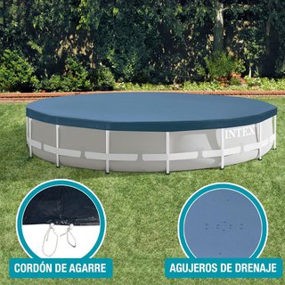 Intex cobertor piscina Metal & Prisma 457cm