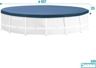 Intex cobertor piscina Metal & Prisma 457cm