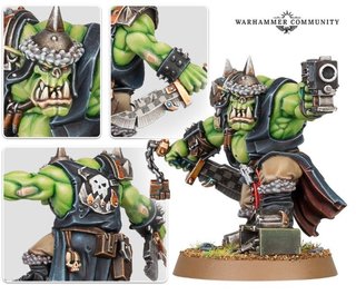 Gorzag Gitstompa e Nikkit Ork Warhammer 40k