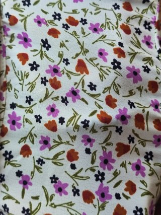 Camisa floral manga larga
