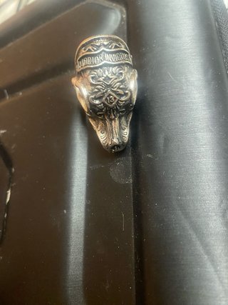 Anillo Days Gone gotico acero
