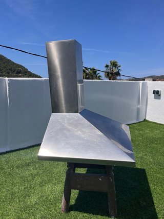 Campana extractora de acero inoxidable