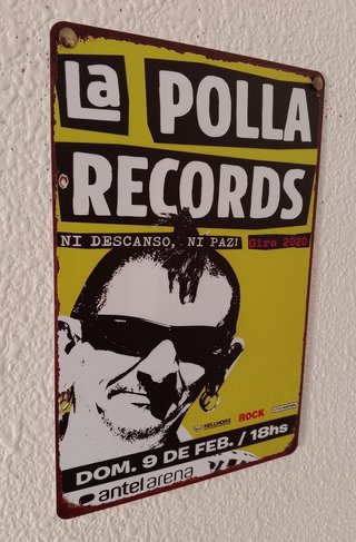 Póster Metal La Polla Records Gira 2020