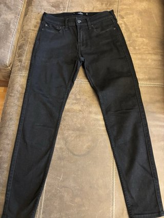 2 Vaqueros Skinny (Negro y Azul)
