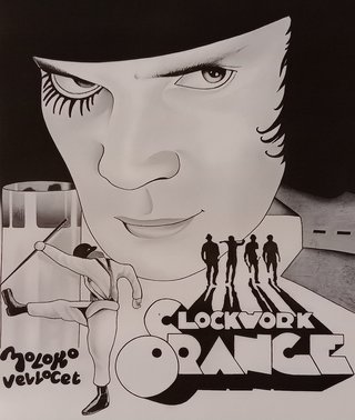 Póster La Naranja Mecánica Lienzo