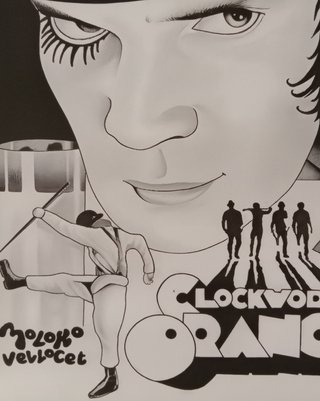 Póster La Naranja Mecánica Lienzo