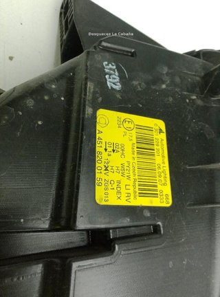 Faro izq smart a4518200159 fortwo 0.8 cdi 23055599