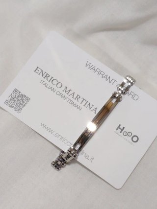 Pulsera Enrico Martina Acero y Oro 18k