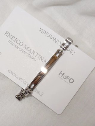 Pulsera Enrico Martina Acero y Oro 18k