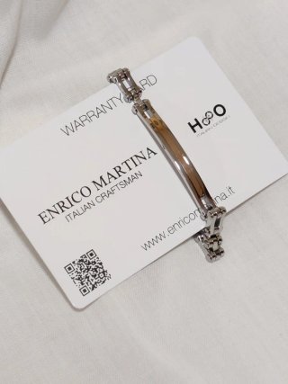 Pulsera Enrico Martina Acero y Oro 18k