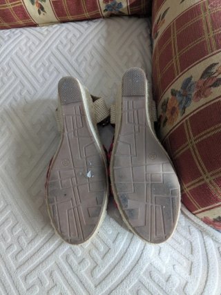Sandalias cuña mujer talla 38