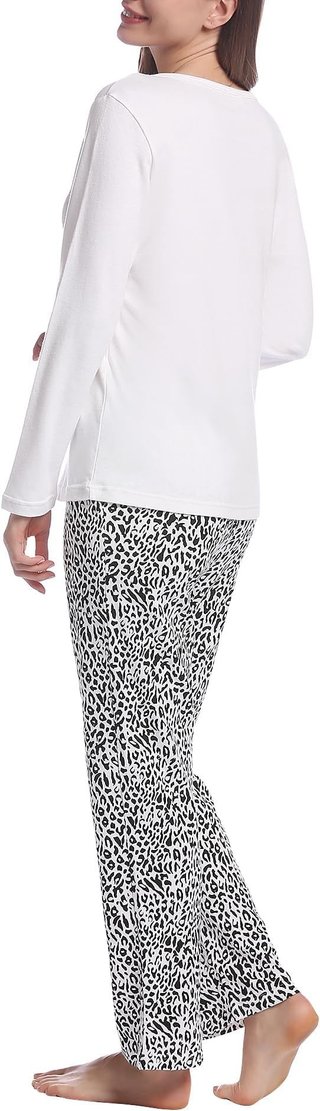 Pijama Largo Algodón Mujer Talla S
