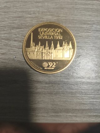 Moneda Exposición Universal Sevilla 1992