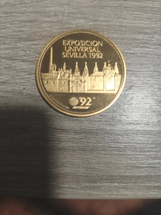 Moneda Exposición Universal Sevilla 1992