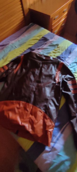Chaqueta Estilo Lobezno Wolverine Marrón/Naranja