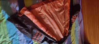 Chaqueta Estilo Lobezno Wolverine Marrón/Naranja