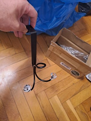 Ganchos para puerta con diamantes
