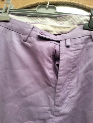 Pantaloni uomo lilla