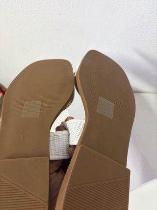 Sandalo donna bianco K&I Shoes tg 41 nuovo