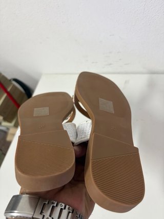 Sandalo donna K&I Shoe bianco tg 36 nuovo