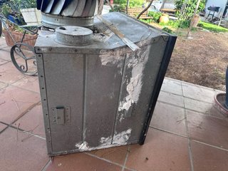 Chimenea ROFLER metal y cristal