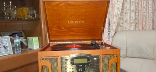 Tocadiscos Lauson Madera