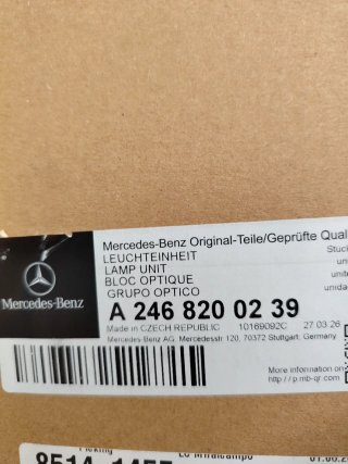 Faro Xenon Mercedes