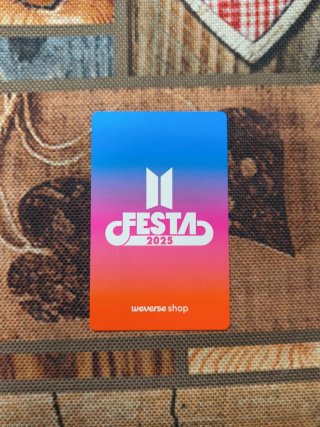 Photocard Jungkook BTS Festa 2025