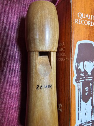 Flauta dulce madera Zamir soprano