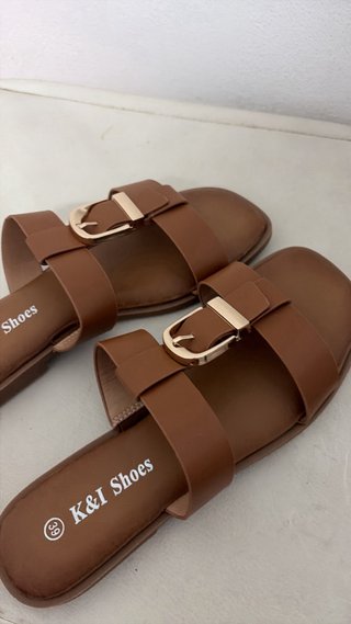 Sandali K&I Shoes donna marrone tg 39 nuovo