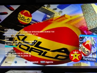 Kit gioco Sony Ps2 hard disk più memory card