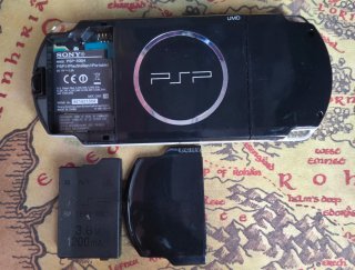 Psp 3004 negra completa