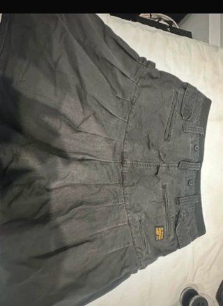 Falda G-Star RAW Negra Plisada