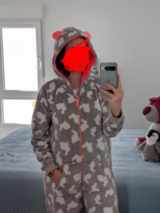 Pijama disfraz largo de conejo