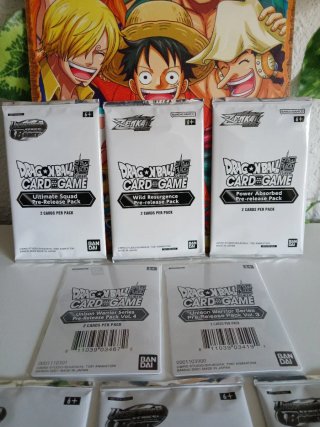 Lote Pre Release Dragon Ball Super Card Game TCG