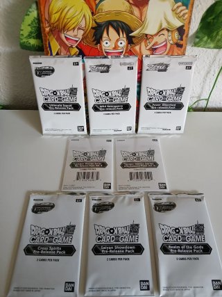 Lote Pre Release Dragon Ball Super Card Game TCG