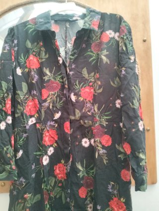 Vestito lungo floreale Zara
