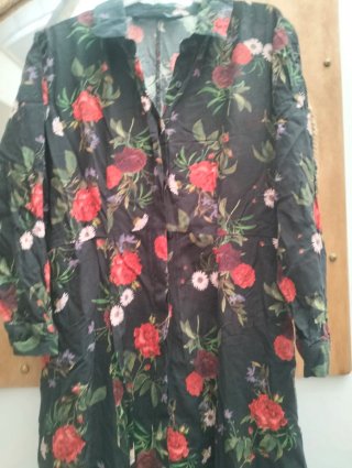 Vestito lungo floreale Zara