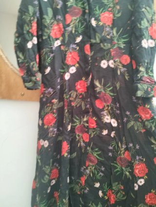 Vestito lungo floreale Zara